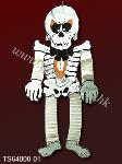 TS64008     HANGING SKELETON W/SWING LEGS AND HANDS       